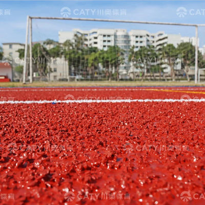 13mm IAAF Εγκριθείσα αυτόματη εγκατάσταση Επικάλυψη Esp Ημιπροετοιμασμένη πίστα από καουτσούκ
