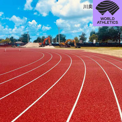 Εγκριθείσα από την IAAF υπογείωση από καουτσούκ EPDM απορροφητική των κρουσμάτων για τρέξιμο για επαγγελματική και ψυχαγωγική χρήση