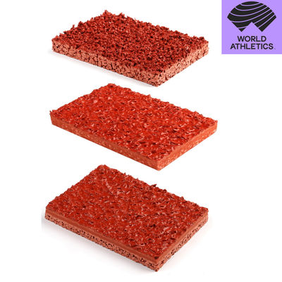 Επαγγελματικό βαθμό Wet Pour Rubber Granules Rubber Track System για κέντρα αθλητικής αποκατάστασης / εγκαταστάσεις εκπαίδευσης αθλητών ελίτ