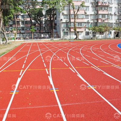 Διαπερατό πορώδες ελαστικό έδαφος EPDM με χρωματικά κόκκους EPDM