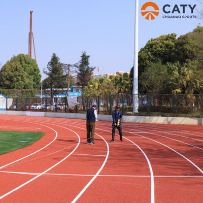 Αθλήματα εξωτερικού Ελαφρύ συντήρηση EPDM καουτσούκ τροχιά τρέξιμο τρέξιμο κόκκινα κόκκοι EPDM