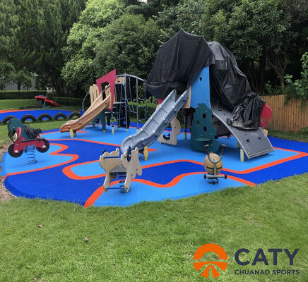 100% πιστοποιημένα ECO-EPDM κόκκοι, απορροφούν τα σοκ με μη ολισθητικό σχεδιασμό παιχνιδιού ασφαλείας