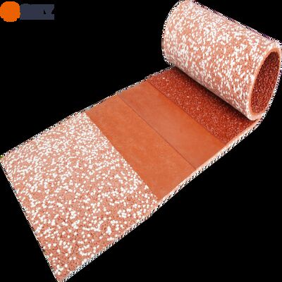 Προκατασκευασμένος ημι-προκατασκευασμένος στίβος εργοστασιακής ωρίμανσης, Ρολό IAAF Certified για γρήγορη επαγγελματική εγκατάσταση