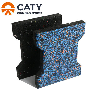 Αντιολισθητικό και ανθεκτικό πλακίδιο από καουτσούκ σε σχήμα κόκαλου για σκύλους, για διαδρόμους και εξωτερική χρήση