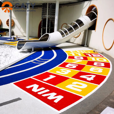 Επικίνδυνα σε πωλήσεις Χρώμα Σταθερές και ελαστικές κόκκους ελαστικού EPDM για πίστα και παιδική χαρά