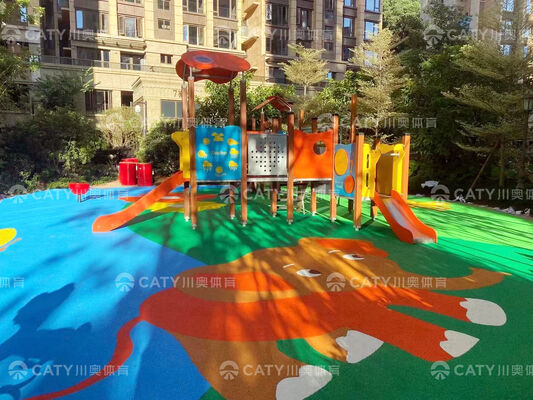 Φαρμακευτική τιμή EPDM Granule Rubber Mulch υλικό Αντικατάρριψη Πλατόπεδο 1-4mm πάχος 20% περιεκτικότητα σε καουτσούκ EPDM